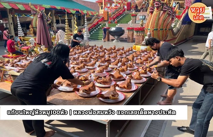 แก้บนใหญ่หัวหมู100หัว